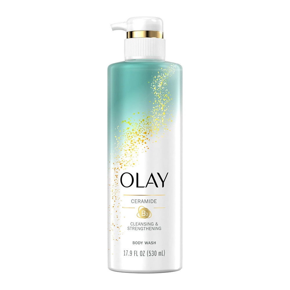 Olay Cleansing & Strengthening Body Wash with Ceramide and Vitamin B3 Complex, 17.9 Oz